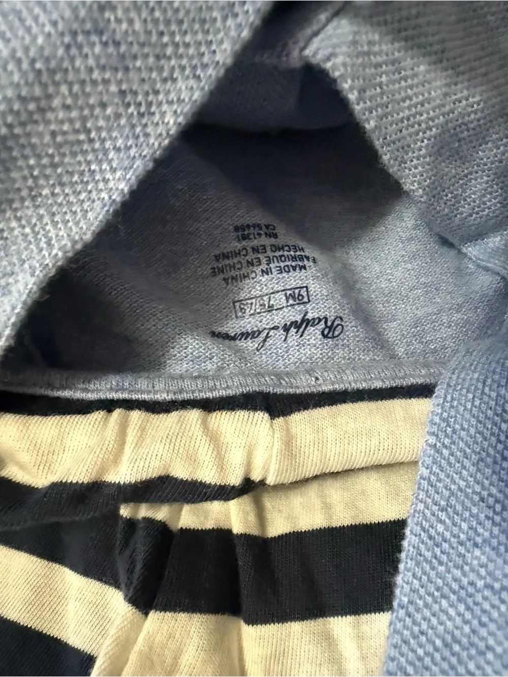 Ralph Lauren sleeve home chest